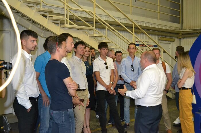 Участники деловой бизнес-миссии для «Фабрики предпринимательства» посетили территорию завода Волжанин