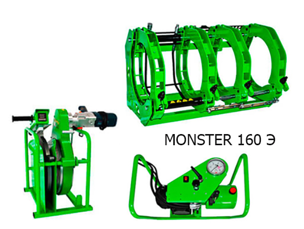Гидравлический стыковой сварочный аппарат Monster 160 Э